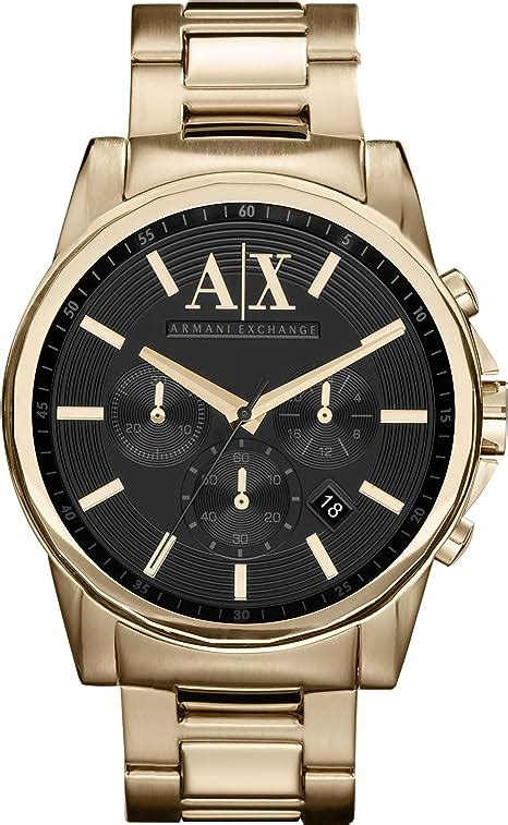 reloj armani dorado|reloj armani exchange precio.